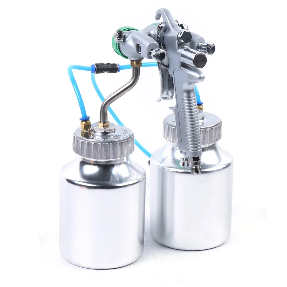 Professional Polyurethane Spray Foam Machine Automatic Spray Gun+ 2X 1000ml Pot