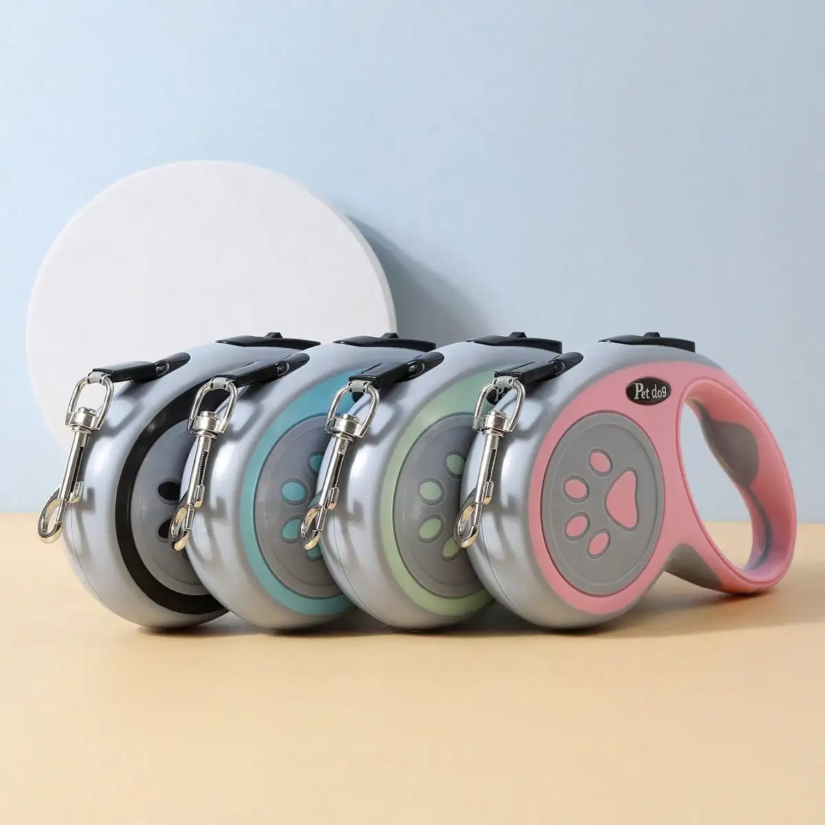 

1pc 3 Meters/5m Pet Retractable Adjustable Leash, Suitable For Walking Medium & Small Dogs