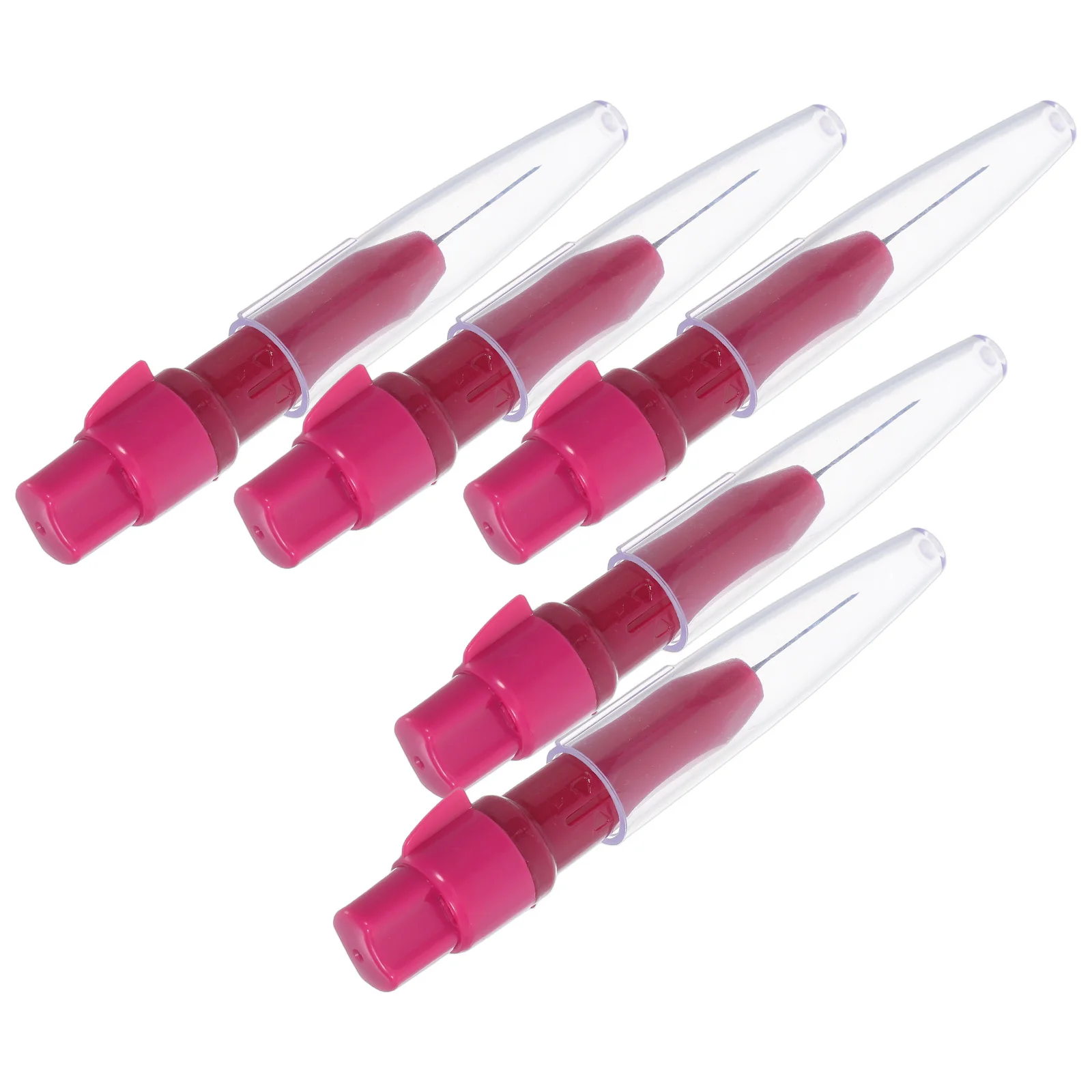 

5Pcs Felting Needle Holder Pen Type for Wool Art Projects Comfort Grip Reduced Hand Fatigue Ideal for Extended Felt Making