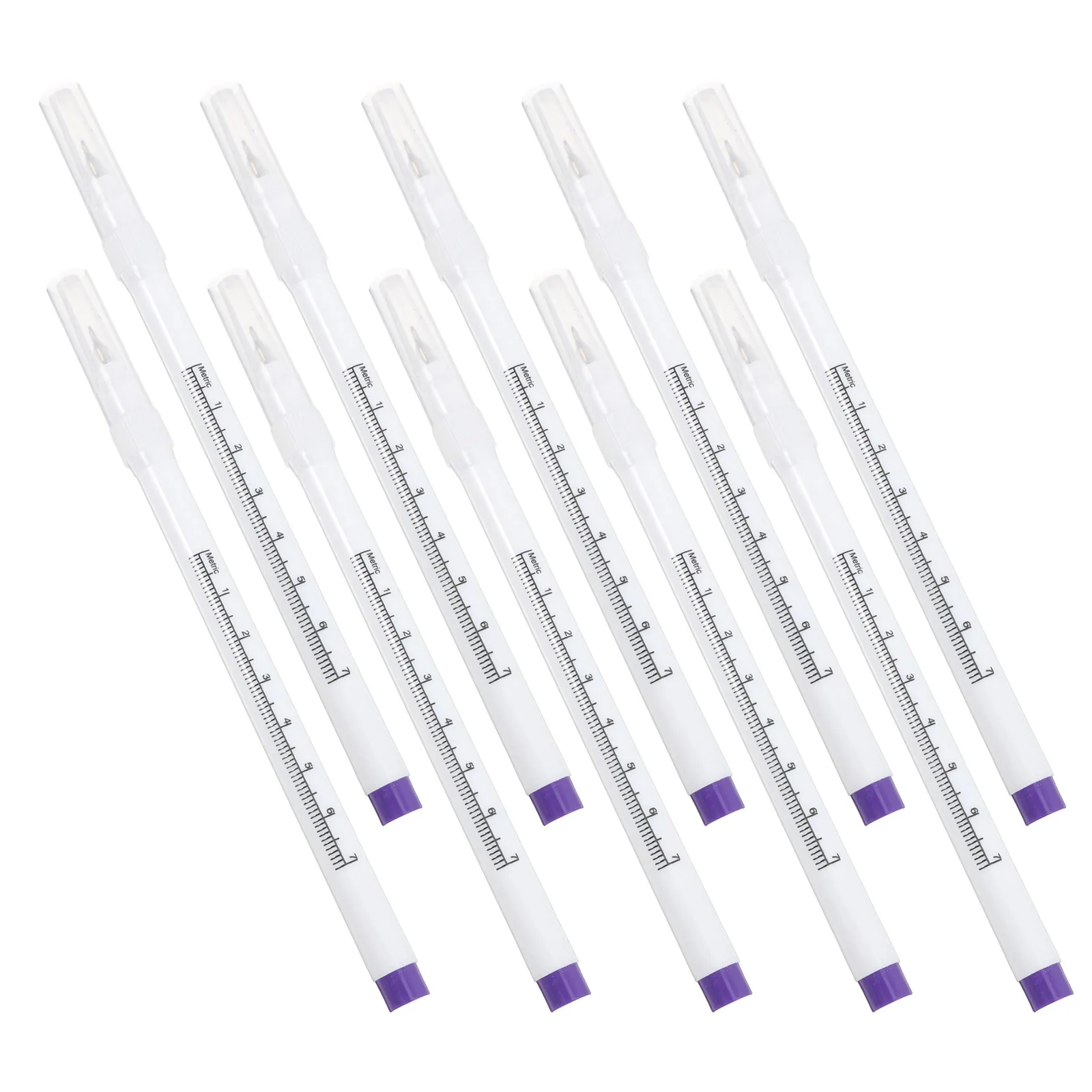 

10 Pcs Tattoo Markers Skin Pen Marking Pens Positioning Plastic Oil Ink Painting Pencil White