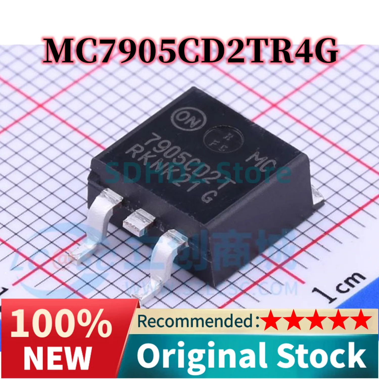 

10PCS MC7905CD2TG MC7905CD2TR4G 7905CD2T Linear Regulator TO263