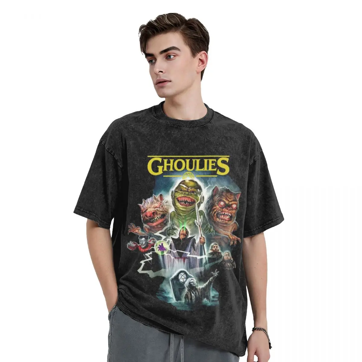 Ghoulies Art T-Shirt summer top plus size clothes man t shirt plus sizes clothes for men