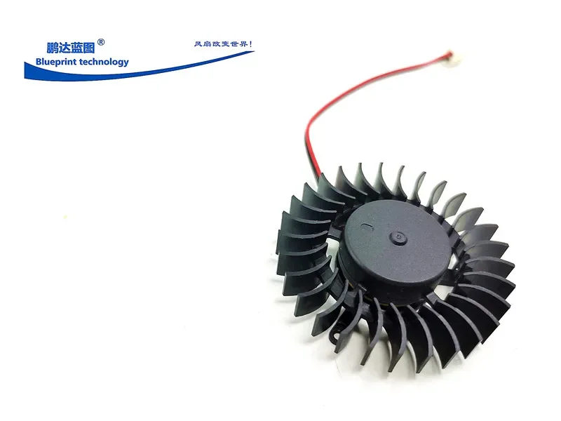 pa Blueprint 55 * 14mm Replacement Graphics Card 5.5cm 39mm Hole Distance 12V Isosceles Bracket Cooling Turbine Fan