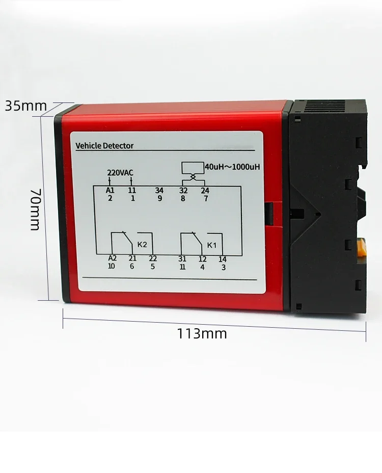 Ground Sense Detector Single Road Gate Vehicle Detector Anti-smashing Vehicle Sensor Ground Sense Controller Vehicle Detector