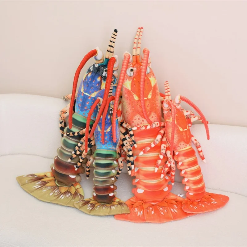 Imitazione Aragosta australiana Giocattoli di peluche Bambole di peluche di cartone animato Ragazze Ragazzi Regalo di compleanno Peluche Giocattoli divertenti Bambole di peluche