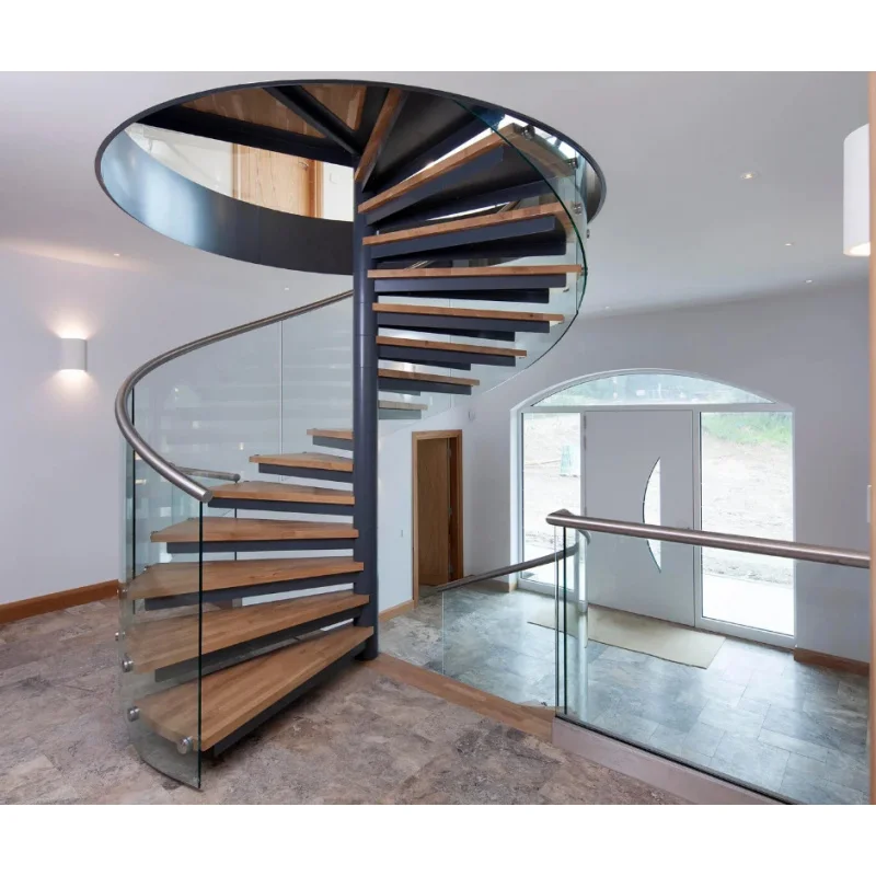 custom.Direct Sales Customized  Railing  Solid Wood Steps Stairs Indoor Use