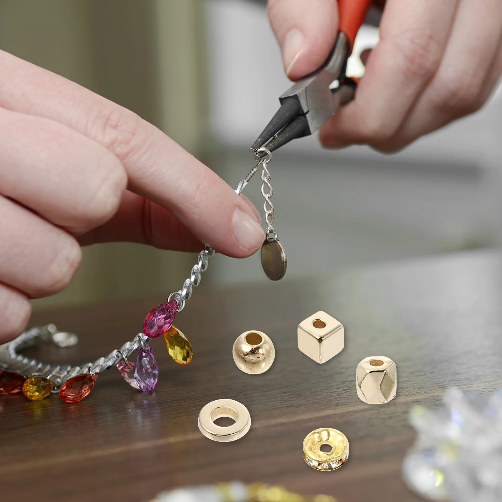 

1 комплект бусин, свободная прокладка, геометрический куб, секция для самостоятельного изготовления ювелирных изделий, аксессуары, ремесло, сделай сам, свободные бусины, фурнитура для изготовления ювелирных изделий