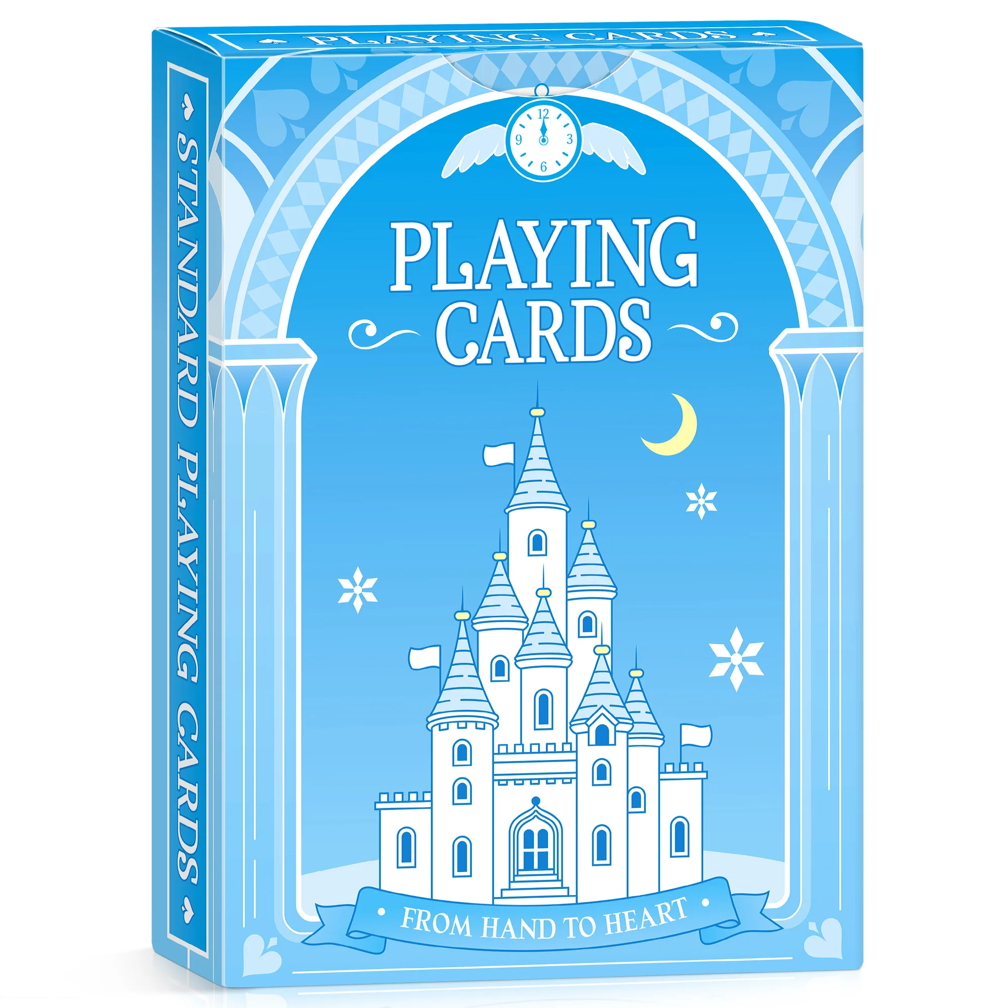 1 or 2 Decks Castle-Themed Paper Playing Cards | Ideal Gifts for Castle Enthusiasts | Suitable for Holidays, Vacations, Party Ga