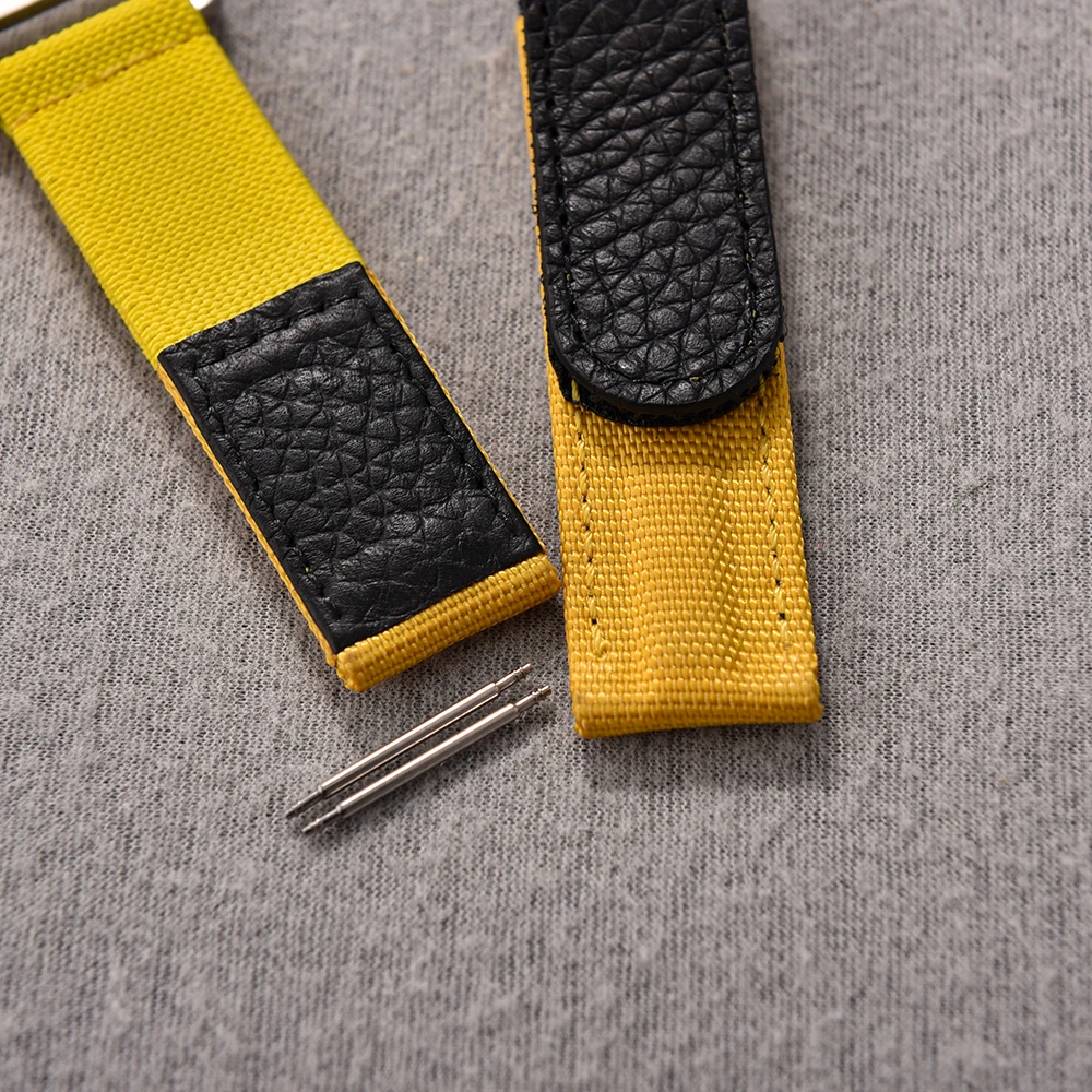 Upgraded 20mm Hook and Loop Quick Dry Watch Band Elastic Canvas Sailcloth Nylon Watch Strap for Garmin