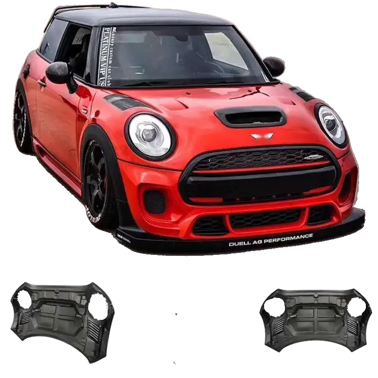 

Car Body Parts Carbon Fiber Engine Cover for Mini F55 F56 F57 Mini Cooper S Carbon Fiber Dag Style Front Vented Hood Bonnet