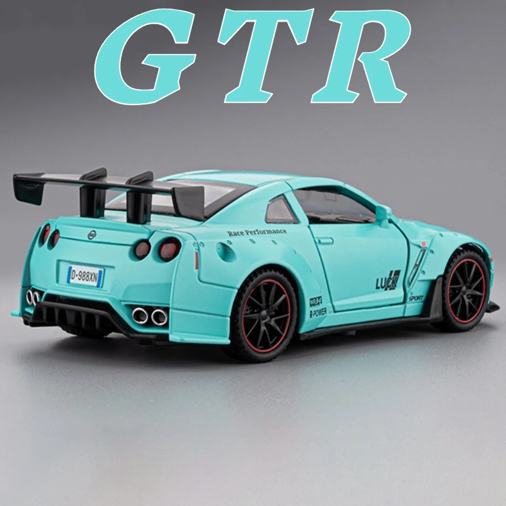 

Масштаб 1:32, GTR SVJ63, модель автомобиля, игрушечные двери, открытый сплав, литые под давлением модели автомобилей, имитация музыки, легкие транспортные средства, детские праздничные подарки