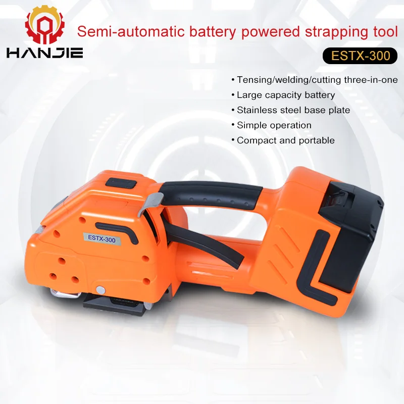 Reggiatrice automatica per pallet alimentata a batteria portatile per cinghie in PP e PET