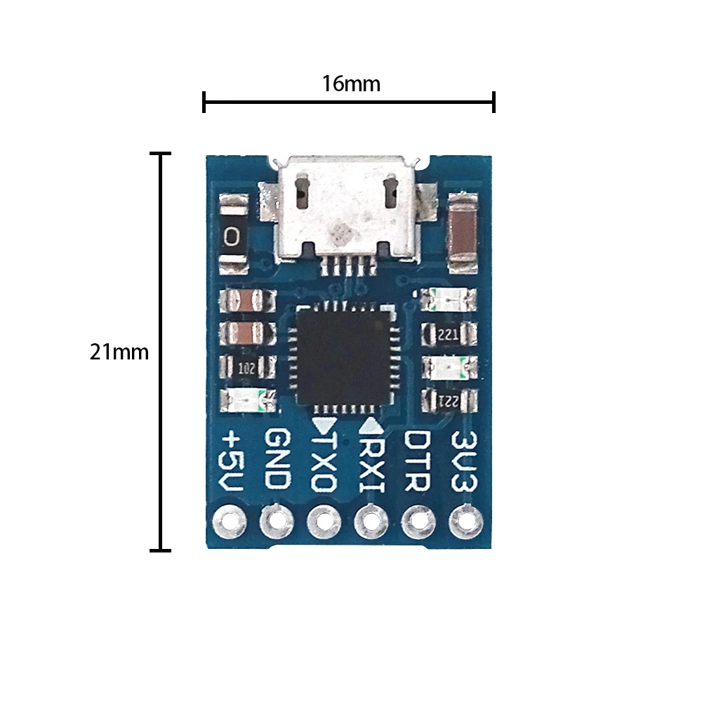 CP2102 MICRO USB/TYPE-C USB to UART TTL Module 6Pin Serial Converter UART STC Replace FT232