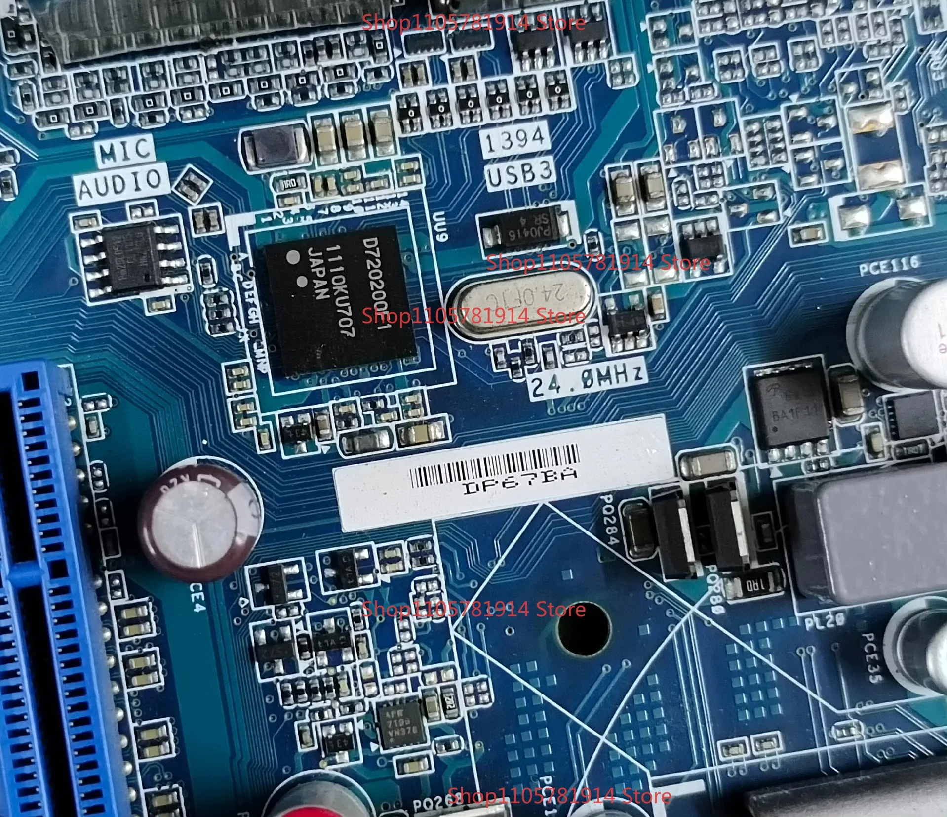 For Intel DP67BA Desktop Industrial Control Main Board LGA1155 with 1394 Interface SATA Disk Array Motherboard