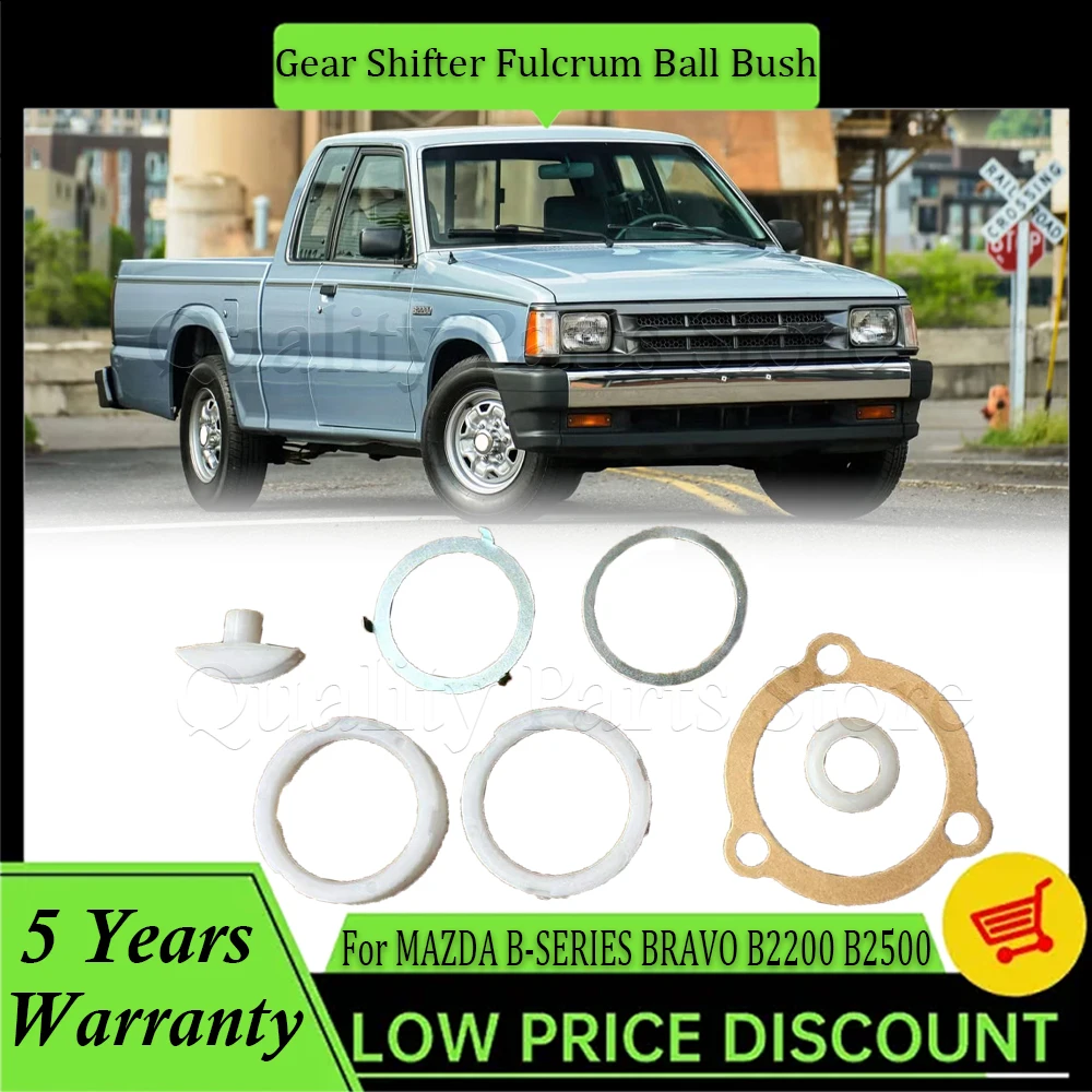 Car Gear Shift Shifter Fulcrum Ball Dust Boot Bush Set For 1985-1998-2006 MAZDA B-SERIES BRAVO B2200 B2500