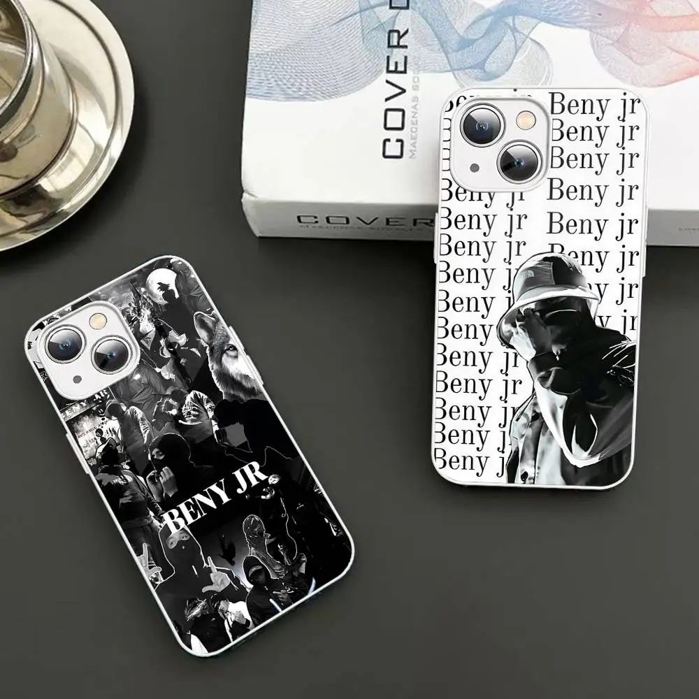

Rapper B-BENY JR For IPhone 14 13 12 Mini 11 Pro XS Max X XR 14 Plus Tempered Glass Cover