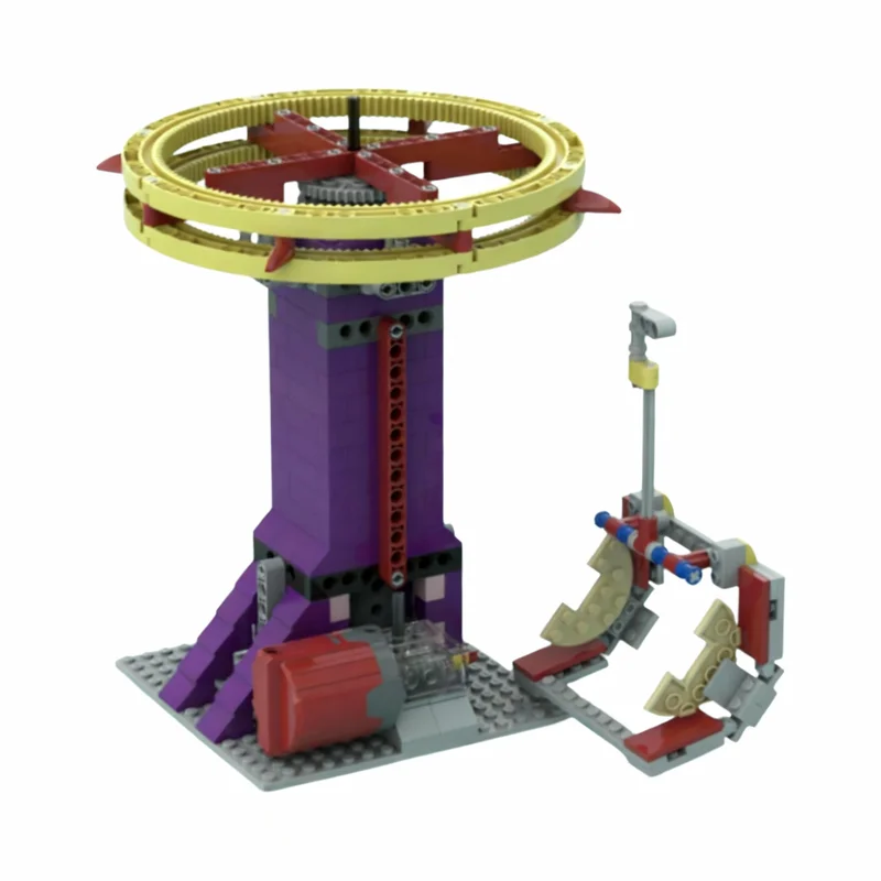 302pcs MOC City CANAL CLEANING CABLE CAR Model Building Blocks Christmas Gift 3D Education Craft Display Art Brick Creative