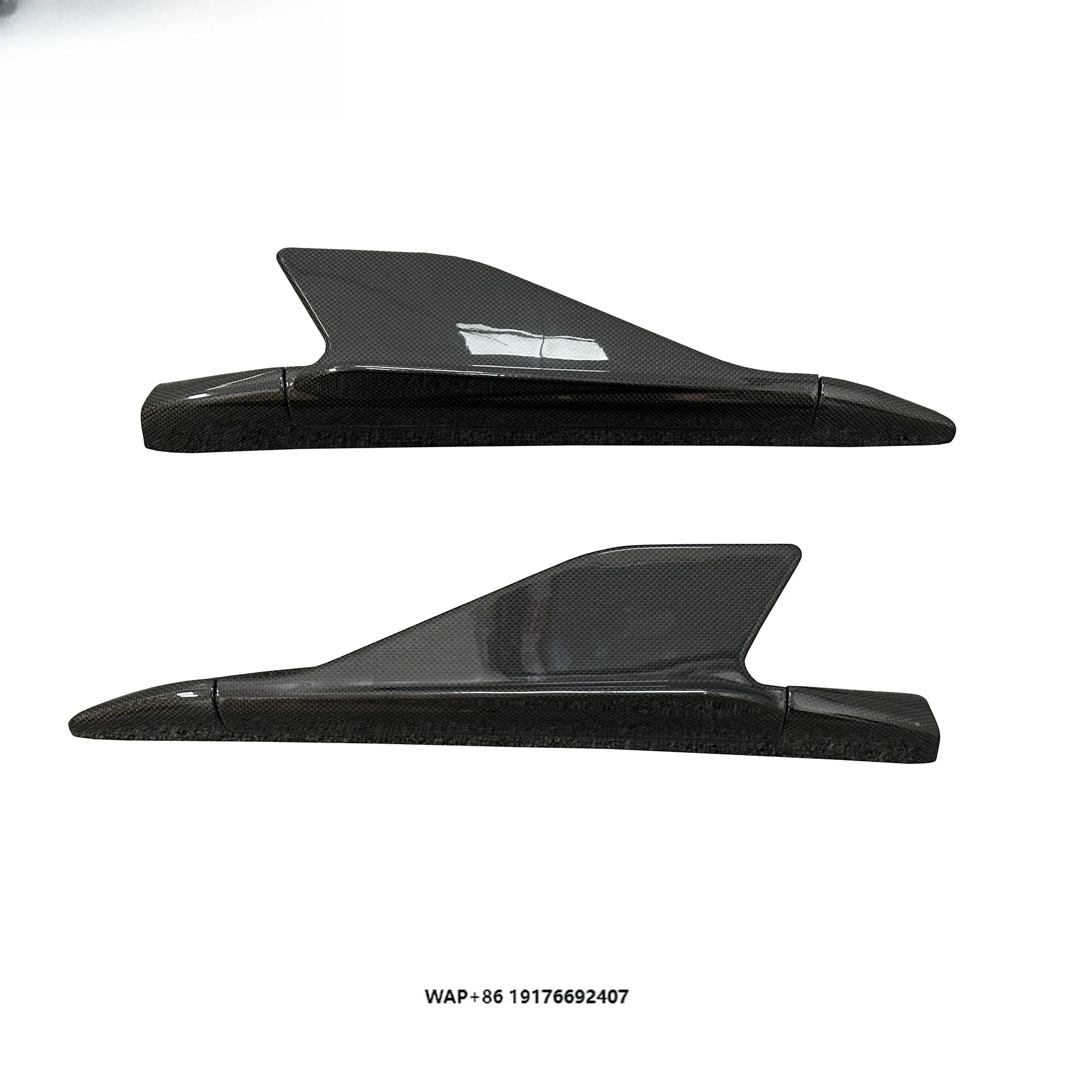 Auto Parts Dry Carbon Fiber Capristo Style Side Fins forFerrari 488 GTB 2015-2018 Car Accessories for F488 Parts Body Kit