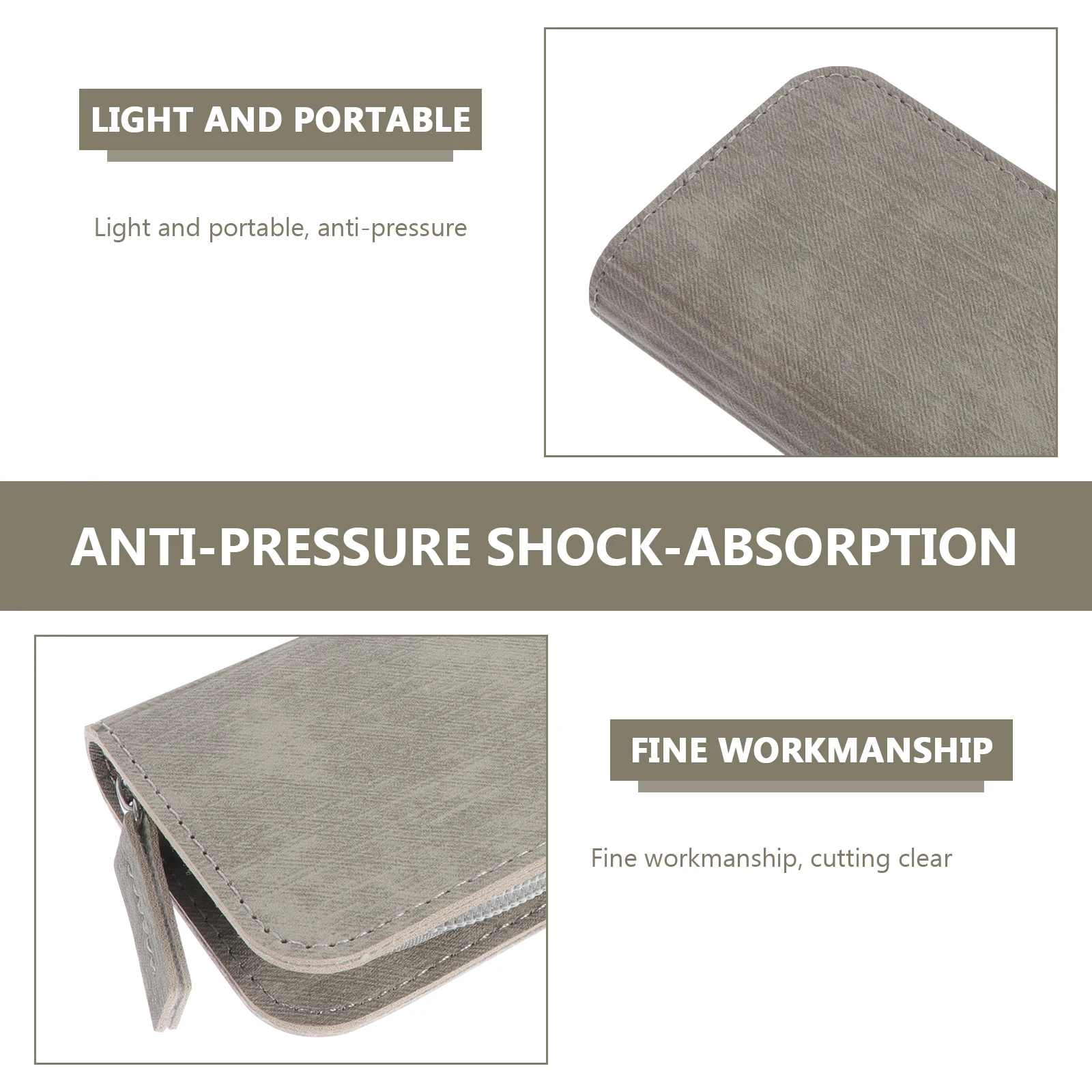 

Ящик для хранения пинцета для ресниц, портативный чехол для инструментов для макияжа, компактный тканевый чехол, пылезащитный, износостойкий, практичный, легкий для путешествий