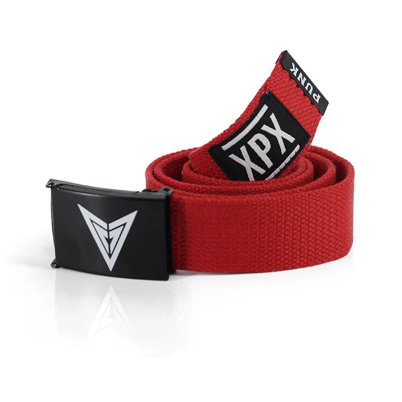 Graffiti Colorful Belt Canvas Ins Style Men\'s and Women\'s Simple Student Casual Pants Belt Youth Belt Korean Version Youth Stree
