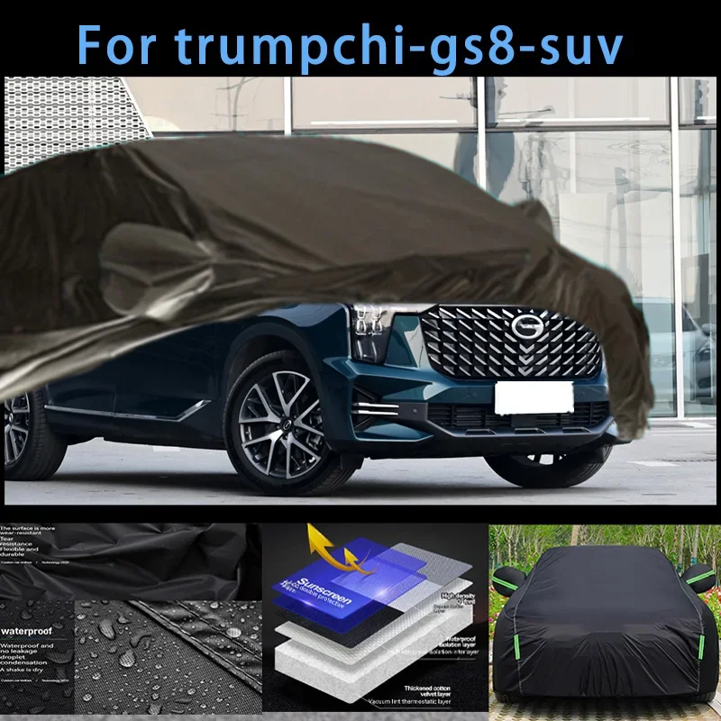 

For trumpchi-gs8-suv Outdoor Protection Full Car Covers Snow Cover Sunshade Waterproof Dustproof Exterior Car accessories