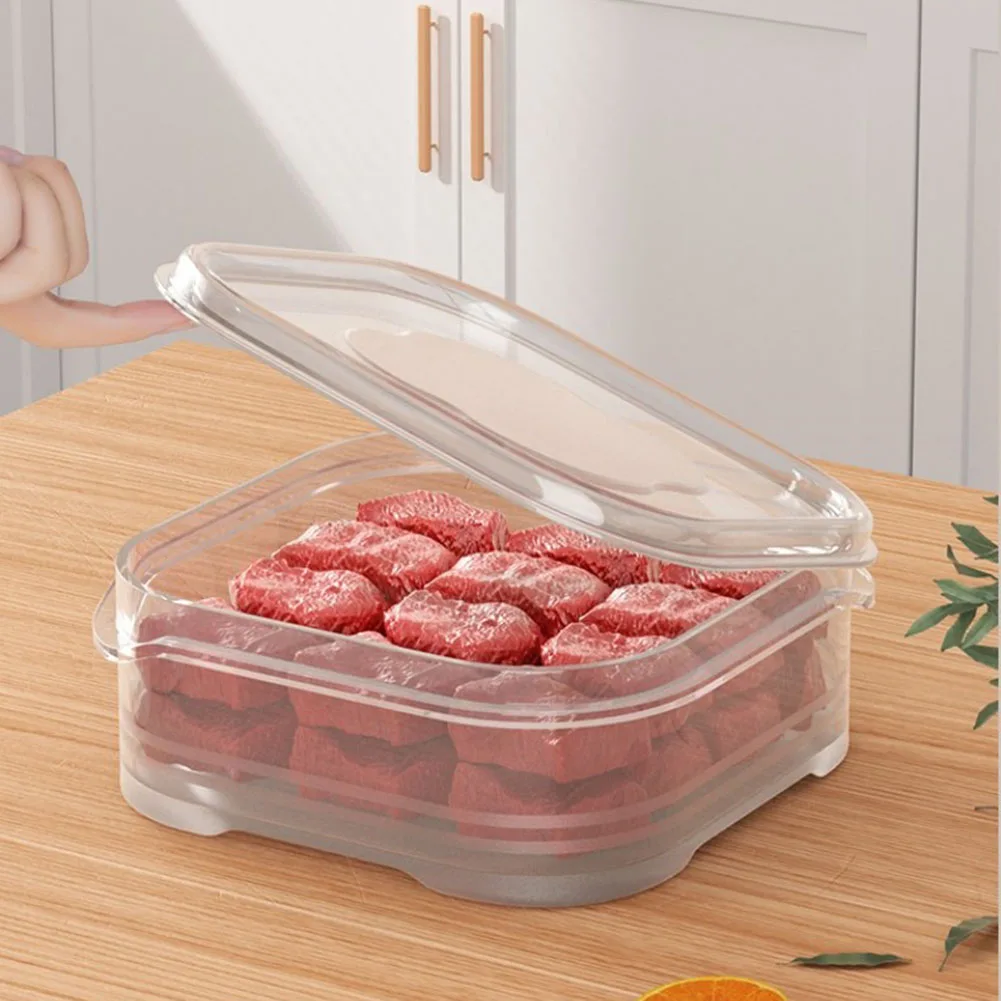 Refrigerator Storage Box Timing Fresh Fridge Organizer Vegetable Fruit Food Storage Containers Pantry Kitchen Organizer Tools