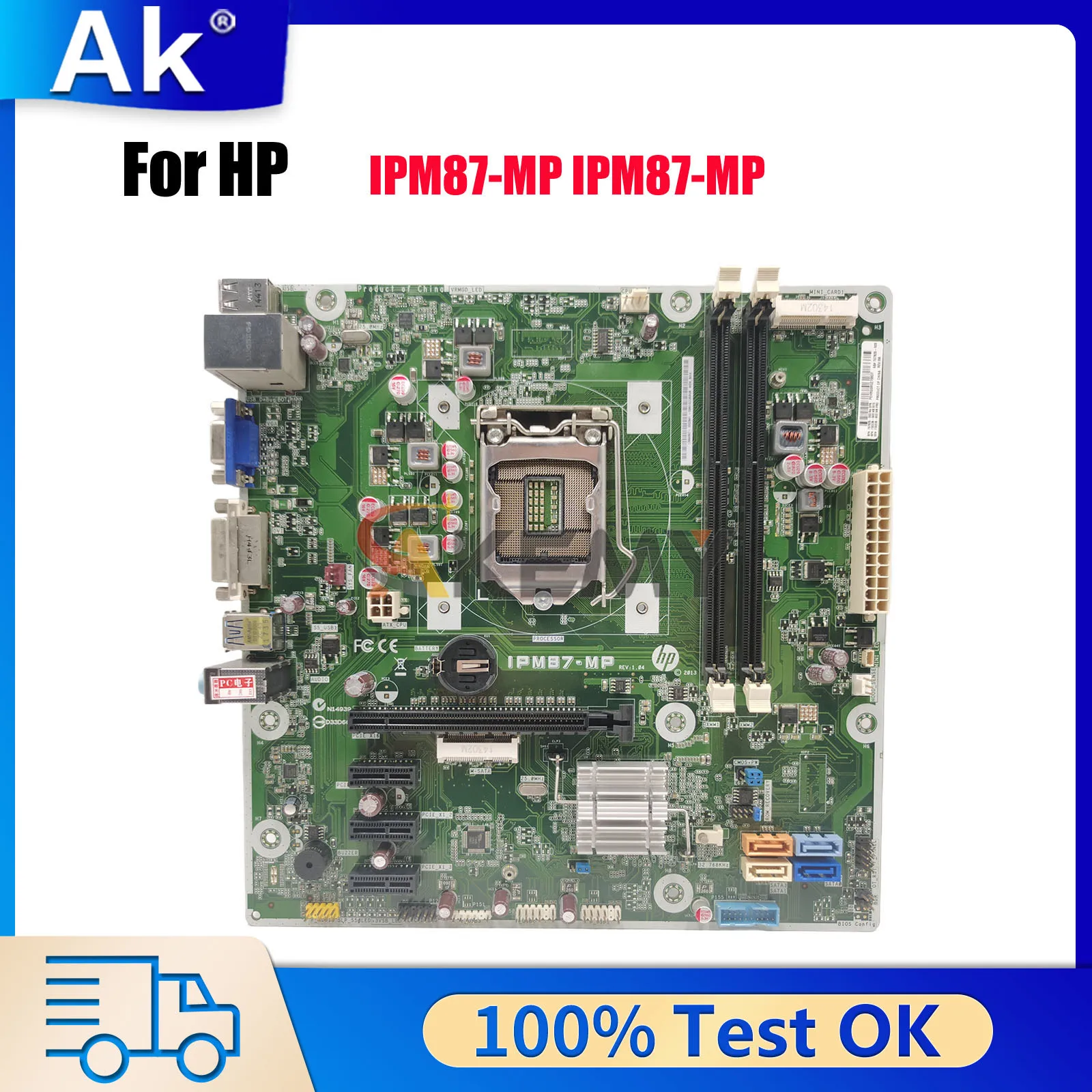 

IPM87-MP для настольной материнской платы HP с чипсетом H87 LGA1150 707825-001 785304-001 100% полностью протестировано
