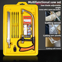 Multi functional hand saw, magic saw, small household mini steel saw blade, DIY handmade wire saw, multi-purpose devil saw set