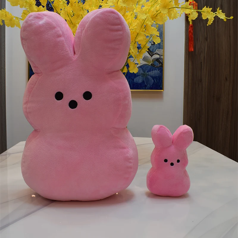 50cm 15cm Peeps Plush bunny rabbit peep Easter Toys Simulation Stuffed Animal Doll for Kids Children Soft Pillow Gifts girl toy