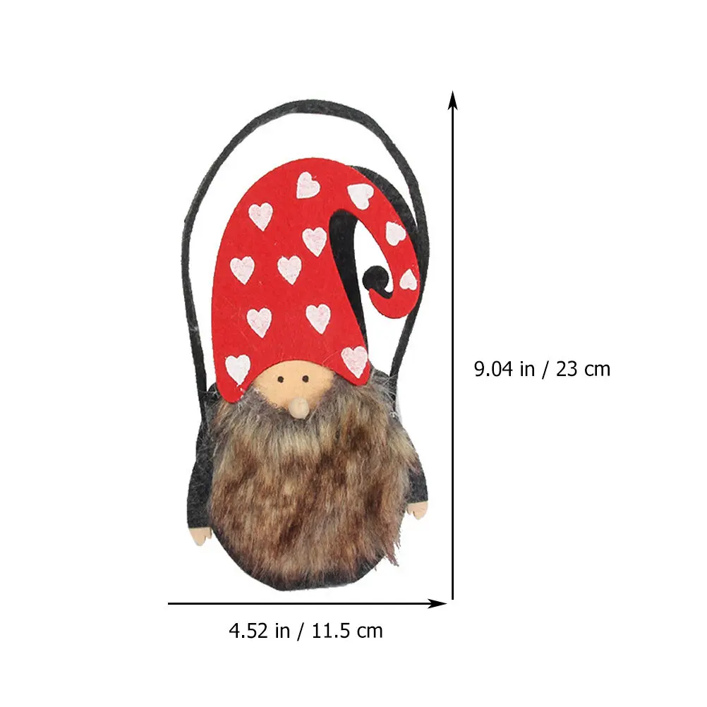 2Pcs Candy Basket Set Christmas Theme Xmas Desktop Decor for Party Table Shelf Decoration Candy Container Gift Packaging Basket
