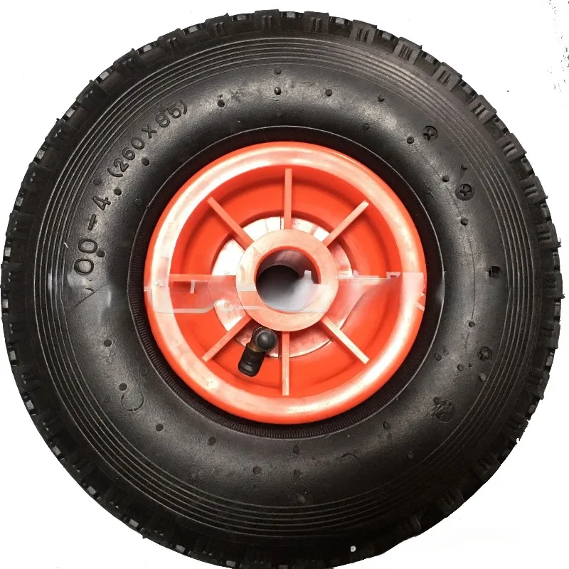 

Kayak Trailer Tire 10 Inch Inflatable Wheel 300-4 2PR Tire