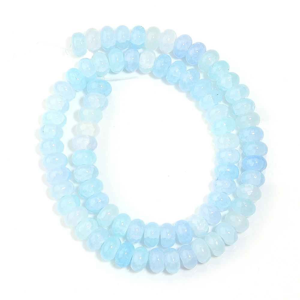 5x8mm Natuurlijke Abacus Rondelle Wielkraaltjes Glas Platte Ronde DIY Charms Armbanden Losse Kraaltjes Voor Sieradenmaken Benodigdheden
