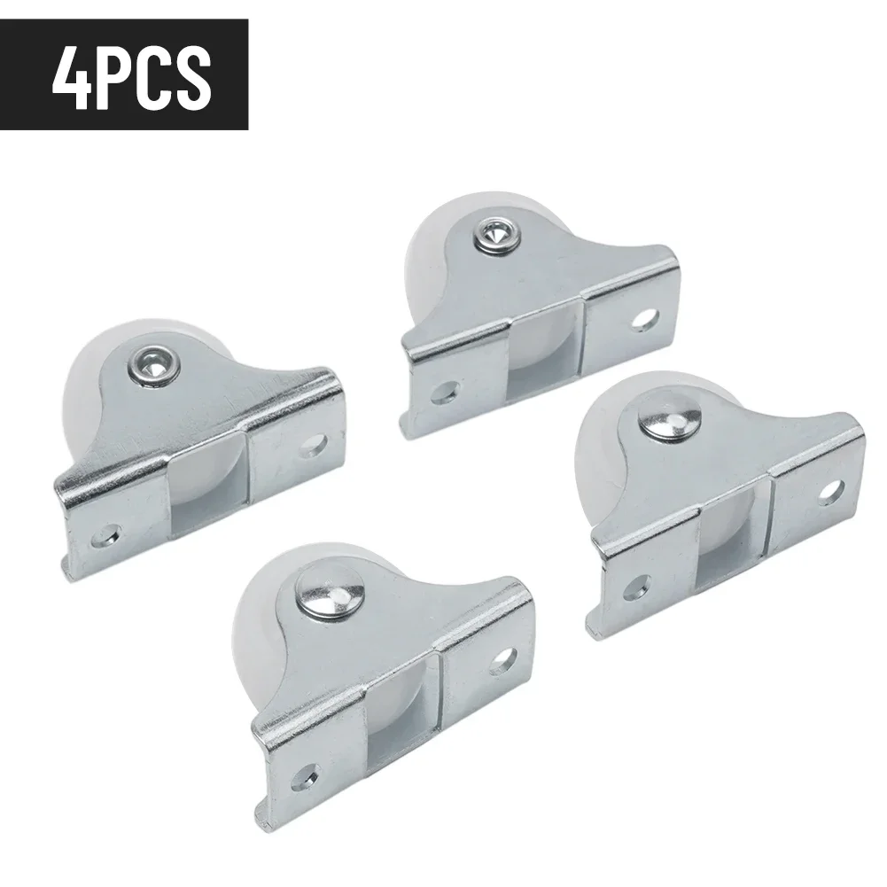 Ruote di guida ruote di ricambio ruote piroettanti 4 pezzi ruote del cassetto ruote fisse in metallo infissi in plastica per carrello piccolo