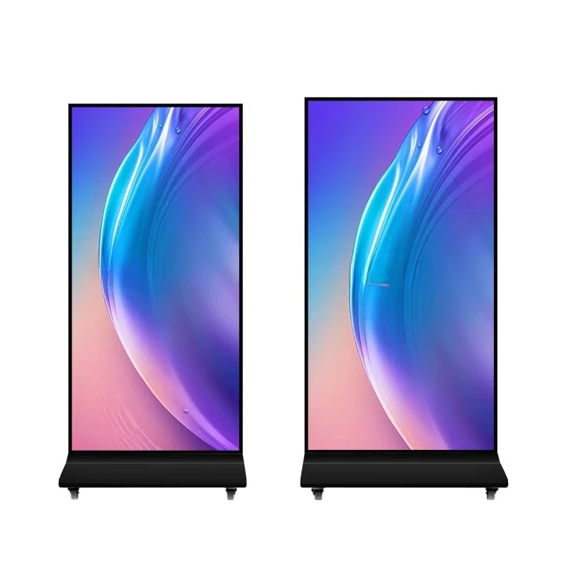 75 85 98-inch indoor full-screen digital signage display 4k ultra-narrow frame splicing Android floor-to-ceiling LCD supplier
