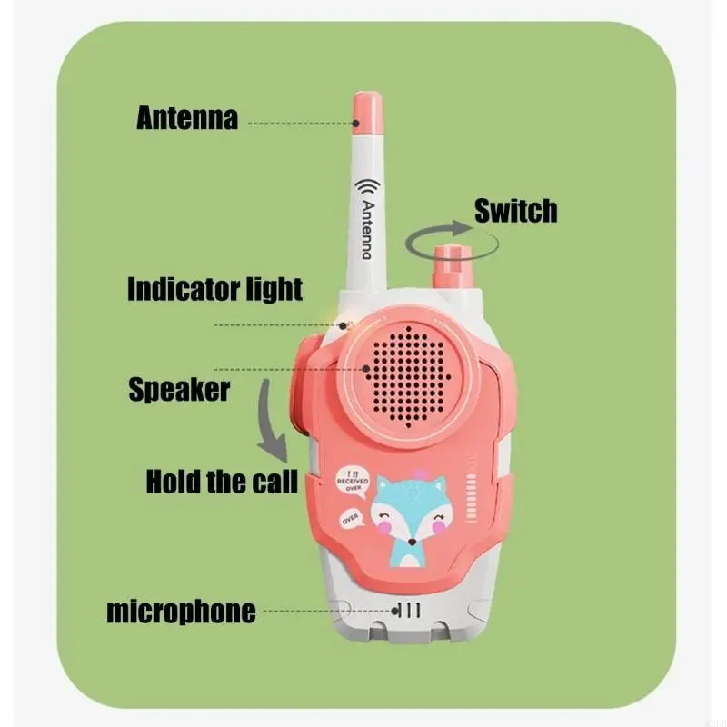 

Мультяшные рации, электрический домофон для детей, активный отдых на свежем воздухе, беспроводной инструмент связи для кемпинга,