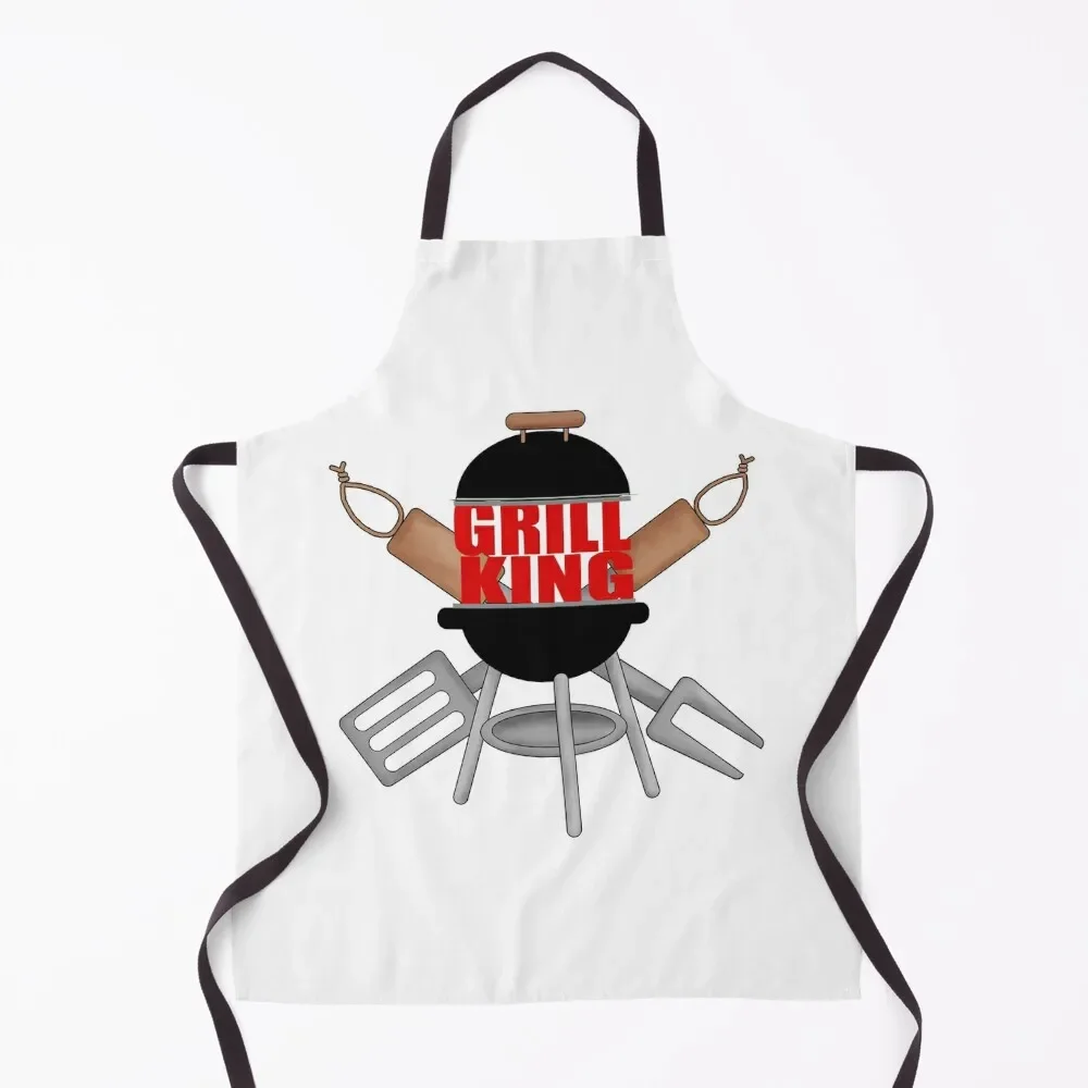 

Grill King BBQ Apron home women Chef Uniform Woman For Home Accessories Kitchenware Apron