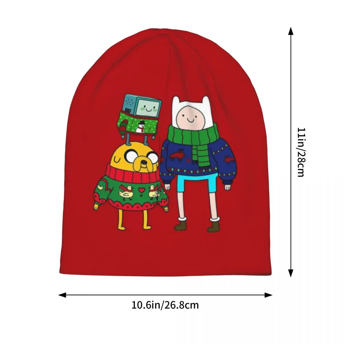 قبعات Finn Jake BMO Skullies Beanies قبعات دافئة للخريف والشتاء في الهواء الطلق قبعات محبوكة للبالغين من الجنسين