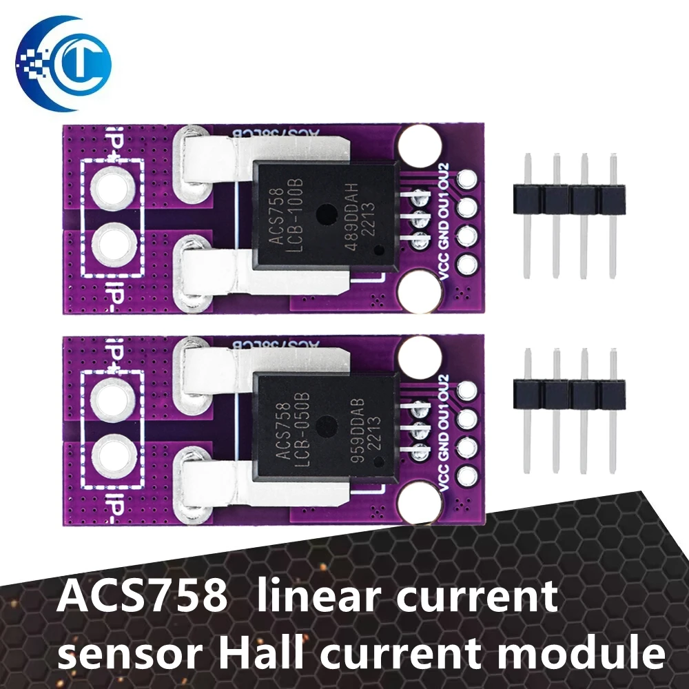 ACS758 ACS758LCB-050B-PFF-T linear current sensor Hall current module ACS758LCB-100B-PFF-T