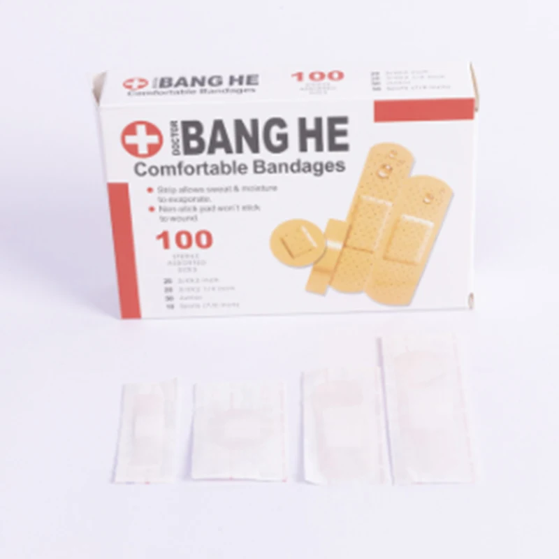 100pcs/pack Waterproof Protective Stickers Ant Fungus Adhesive Bandage BANGHE Combination Type 4 Sizes