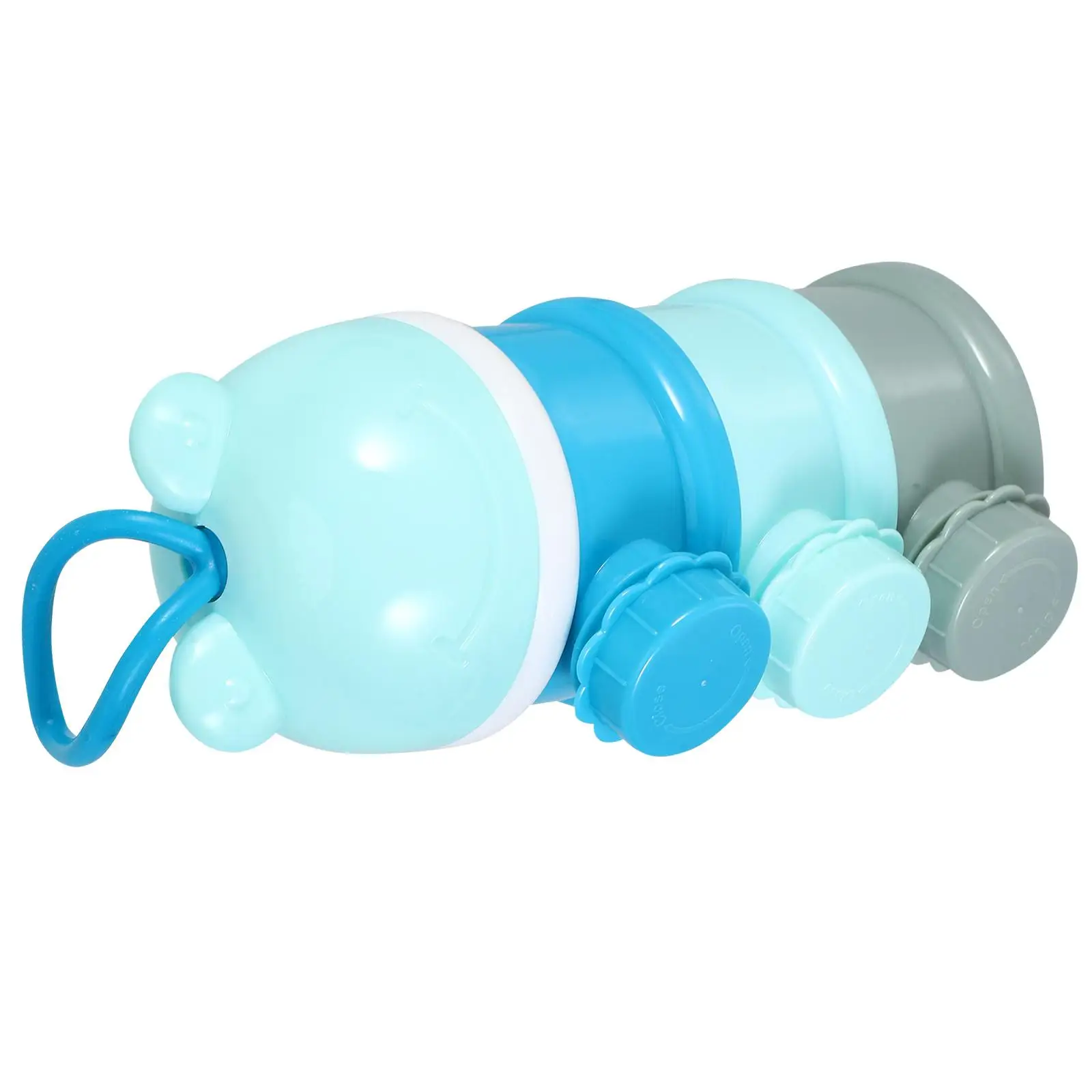 

Milk Powder Box Baby Feeding Tool Packaging Container Portable 3 Layers Storage