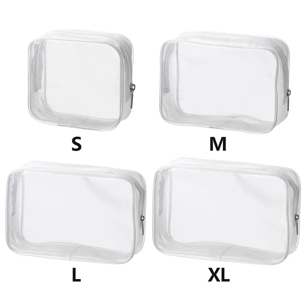 Transparent PVC Bags Travel Organizer Clear Makeup Bag Beautician Cosmetic Bag Beauty Case Toiletry Bag Make Up Pouch Wash Bags