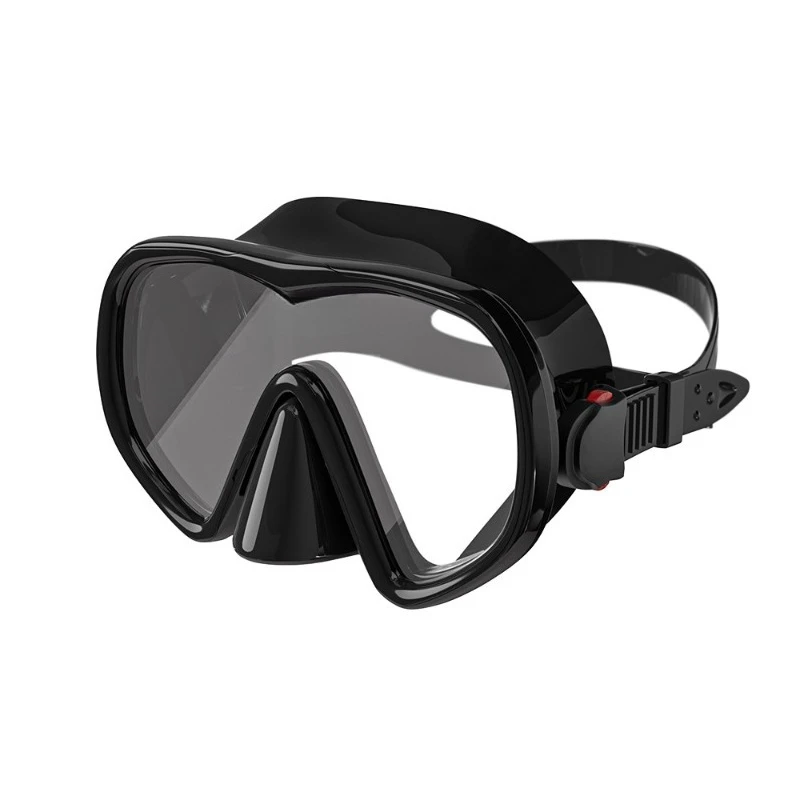 

Snorkeling mask, adult silicone diving goggles, tempered glass diving goggles