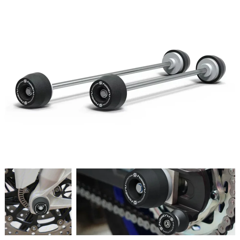 

For Kawasaki Ninja ZX-10R ZX-10RR SE KRT 2016-2024 2025 Front Rear Axle Fork Crash Slider Motorcycle Wheel Hub Anti-Collision