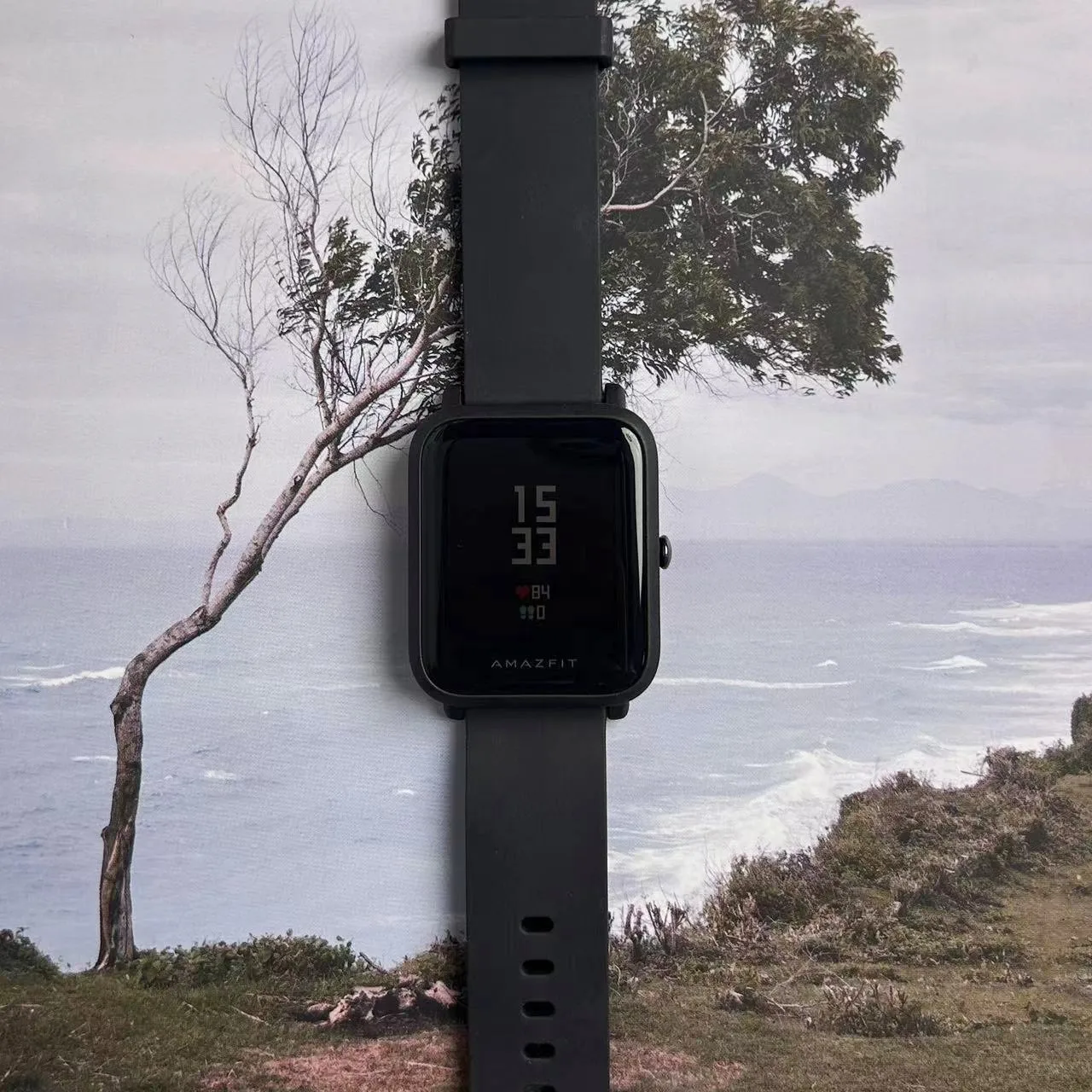 Smartwatch Amazfit-bip, gps, versão global, bússola, multimodo, esportes, freqüência cardíaca, ip68, à prova d'água 85-95, novo, sem caixa