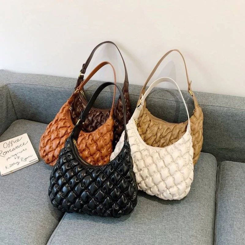 Original Designer Brand Сумка Женская New Fashion Shoulder Bag Large Capacity Diamond Lattice Underarm Bags for Women