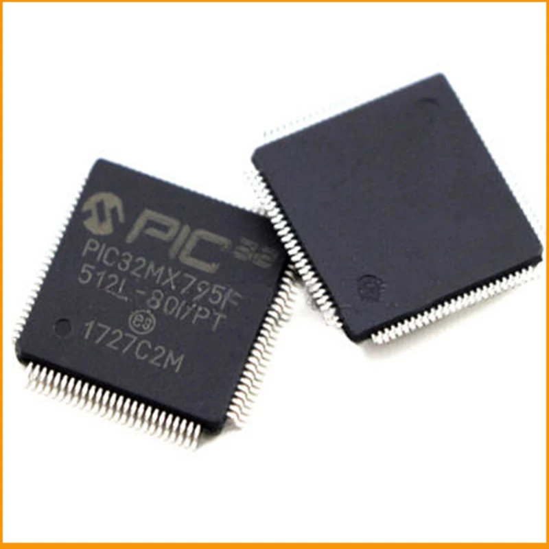 5Pcs/Lot  New Original   PIC32MX795F512L-80I/PT PIC32MX795   Microcontroller IC 32-Bit Single-Core 80MHz 512KB (512K x 8)