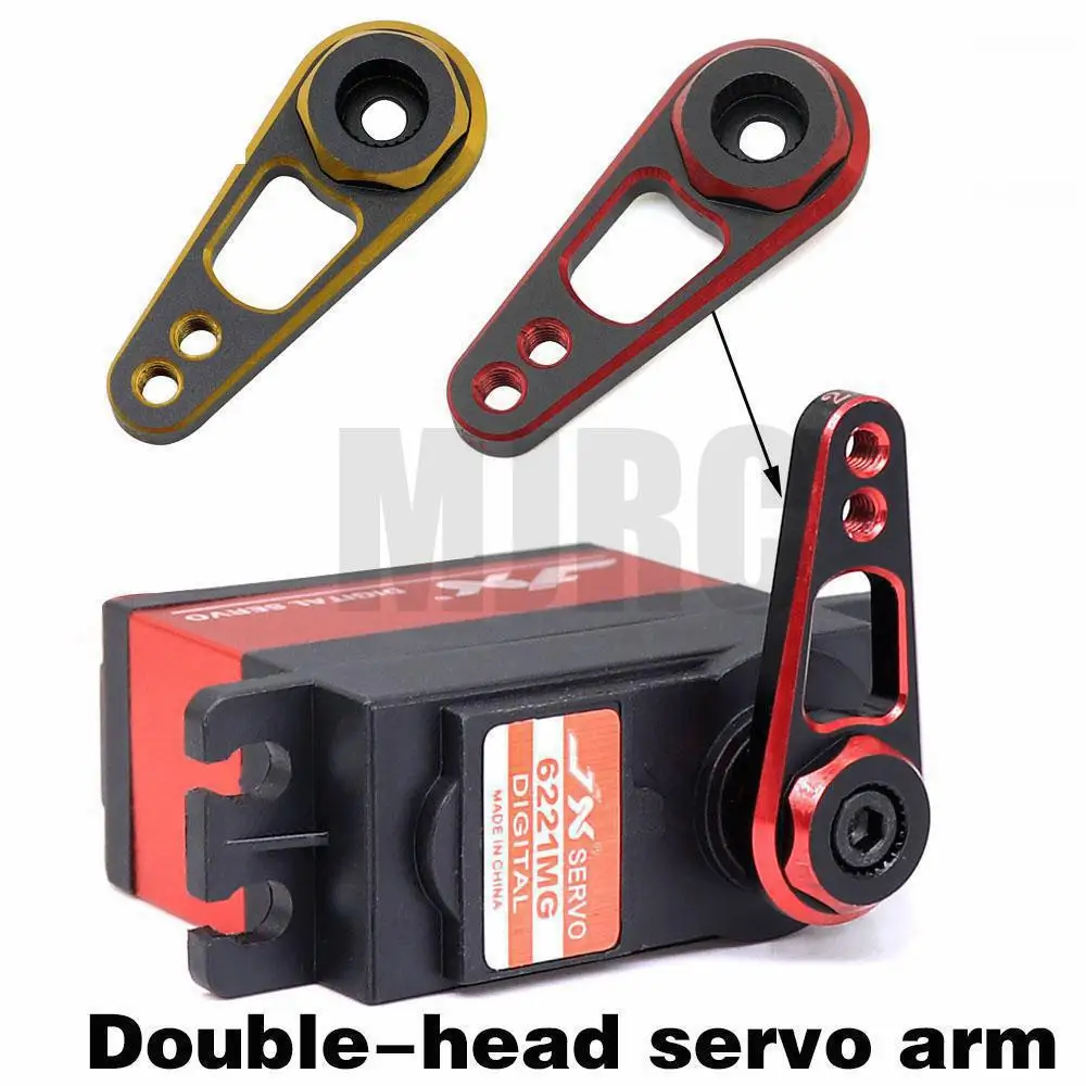 for Futaba Savox Power Motors D4 RC Drift Car Parts 1/10 TRX4 RC Car 25T Servo Horn Arms 25 Teeth Spline M3 Clamp Steering