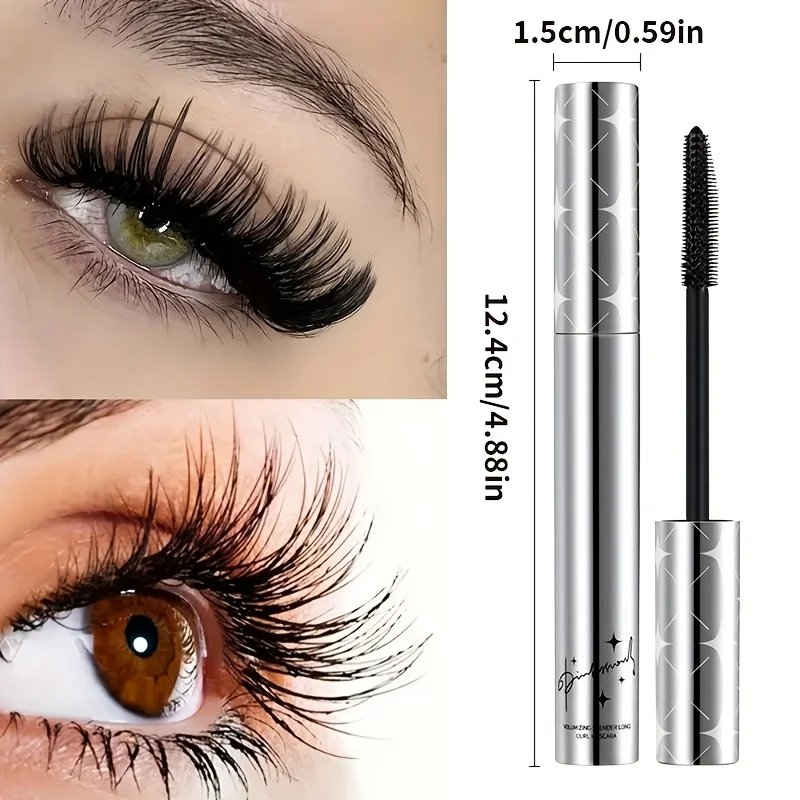Mascara per ciglia Mascara allungante spesso impermeabile Curling Lungo nero/marrone Estensione ciglia Mascara volumizzante impermeabile