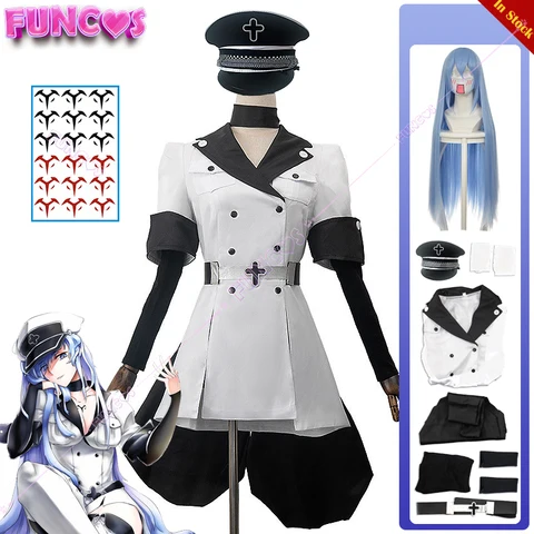 Парик Jaegers Esdeath для косплея IBEASEN