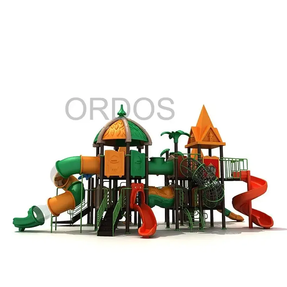 Factory Custom Forest Castle Style Children Slide Kids Playground Outdoor